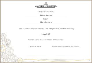 Wir sind zertifizierter Partner der Marke JAEGER-LECOULTRE