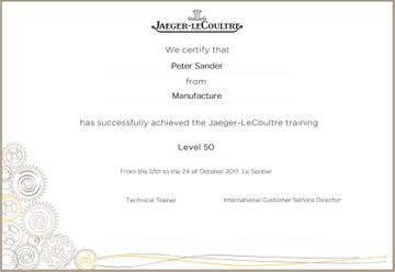 Zertifikat-JLC